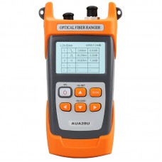 AUA28U Optical Fiber Ranger OTDR Meter 5M-60KM Optical Time Domain Reflectometer Visual Fault Locator