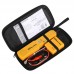 Cable Tracker RJ11 Cable Tracer Network Short-Circuit Tester Alligator Clip Test Line w/ Storage Bag
