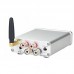 BRZHIFI M2 Mini Digital Power Amplifier Bluetooth 5.0 Amp Desktop Hifi Amp 2x80W + Car Charger Cable