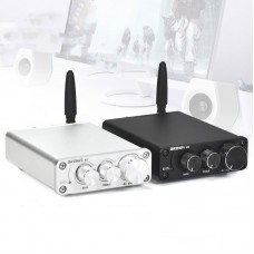 BRZHIFI M2 Mini Digital Power Amplifier Bluetooth 5.0 Amp Desktop Hifi Amp 2x80W + Car Charger Cable
