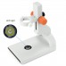 Andonstar AD102 220X Kids Digital Microscope 4.3" Science Section Observation PC Connection Orange