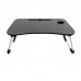 Portable Folding Computer Desk Folding Laptop Table Designed With Anti-Slip Slot Cup Holder For Bed