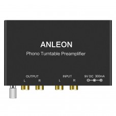 ANLEON PH-100 Phono Turntable Preamplifier MM Phono Preamp Mini Size For Phonograph Enthusiasts
