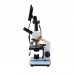 400X Blood Microscope Digital Microscope 5MP Pixel XSP-116D + 7 Inch LCD Display + Aluminum Case 
