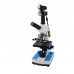 400X Blood Microscope Digital Microscope 5MP Pixel XSP-116D + 7 Inch LCD Display + Aluminum Case 