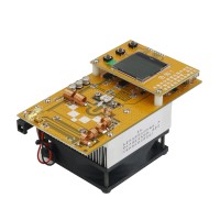 30W PLL FM Stereo Transmitter 76MHz-108MHz Digital Radio Transmitter w/LED Screen Input DC12V-13.8V