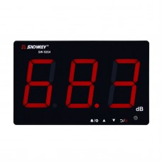 Digital Sound Level Meter Wall Mounted 30-130dB with 9.6" LED Display Alarm Prompt SW-525A 