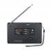 GTMEDIA D1 Portable Digital Radio DAB+ FM RDS Multi Band w/ LCD Display Alarm Clock Support TF Card  