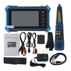 4K IP Camera Tester Security Camera Tester IP AHD CVI TVI VGA HDMI Input IPC-5100 Plus w/ Tracer