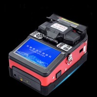 A-81S Fusion Splicer Fiber Splicer Core Alignment Fusion Splicing Machine FTTH Kit 7800MAH Battery