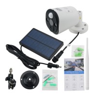 P1 2MP Wireless Camera Wifi Solar Camera Outdoor Security Camera Home Cellphone Remote Monitoring