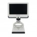 ANDONSTAR AD108 200X Digital Microscope 2MP Electronic Magnifier 7" LCD Plastic Stand White Monitor