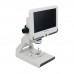 ANDONSTAR AD108 200X Digital Microscope 2MP Electronic Magnifier 7" LCD Plastic Stand White Monitor