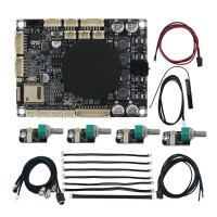 Wondom 2x50W Class D Audio Amp Board Bluetooth 5.0 ADAU1701 DSP JAB3+ With Functional Cable Kit