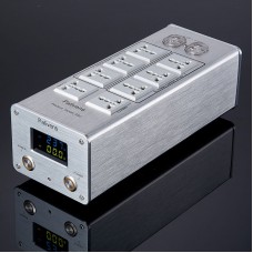 Palivens P20 Silver Audio Power Filter Power Supply Filter LCD Screen Displays Voltage & Current