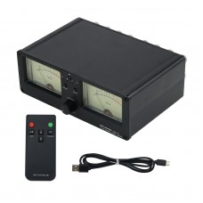 One Little Bear VU3 VU Meter 2-Way Amplifier Speaker Switcher Remote Control Adjustable Backlight