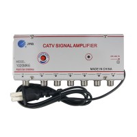 JMA 1020MK6 CATV Signal Amplifier Home Cable TV Amplifier 1 Input 6 Outputs Nominal Gain 20DB