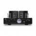AV-2030 Black Vacuum Tube Power Amplifier 30Wx2 Headphone Amplifier DAC VU Meter Fits Home Speakers