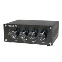 Heareal-F1 Hifi Audio Splitter Box Audio Switcher Lossless Sound 1 IN 4 OUT For Live Broadcast