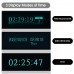 N128 Music Spectrum Display Analog VU Meter VFD Clock Sound Level Indicator With Plastic Shell Grey