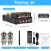 X1 Hifi Tube Amplifier Bluetooth 5.0 Power Amplifier Tube Amp 160W*2 Phono Amplifier For APTX