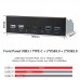 5.25" Optical Drive PC Front Panel Hub Supports Type-C USB3.0 USB2.0 Microphone Input Audio Output