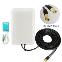 4G LTE Router Antenna High Gain Outdoor Directional Antenna With 15M Feeder Line SMA Male Connector