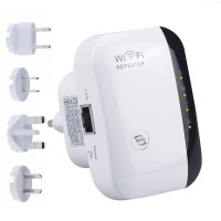 WR03- Wireless-N Wifi Repeater Wifi Extender Booster Amplifier Network Wifi Router Repeater AP White