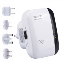 WR03- Wireless-N Wifi Repeater Wifi Extender Booster Amplifier Network Wifi Router Repeater AP White