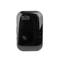 WR03- Wireless-N Wifi Repeater Wifi Extender Booster Amplifier Network Wifi Router Repeater AP Black