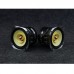 2PCS 4" 4 Ohm Audiophile Full Range Speaker Square High Fidelity Loudspeakers Cast Aluminum Frame