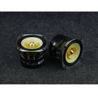 2PCS 4" 8 Ohm Audiophile Full Range Speaker Square High Fidelity Loudspeakers Cast Aluminum Frame