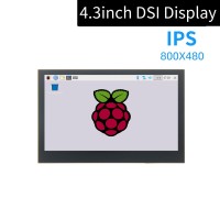 4.3 Inch DSI Display 800x480 IPS Display Capacitive Touch Drive-Free For Raspberry Pi MIPI DSI Port