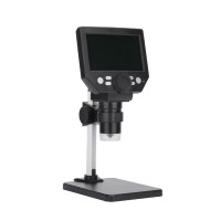 G1000 1000X 10MP HD 1808P Digital Microscope Camera with Aluminum-plastic Stand and 4.3" LCD Screen