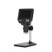 G1000 1000X 10MP HD 1808P Digital Microscope Camera with Aluminum-plastic Stand and 4.3" LCD Screen
