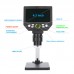 G1000 1000X 10MP HD 1808P Digital Microscope Camera with Aluminum-plastic Stand and 4.3" LCD Screen