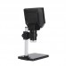 G1000 1000X 10MP HD 1808P Digital Microscope Camera with Aluminum-plastic Stand and 4.3" LCD Screen