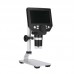 G1000 10MP Electronic Microscope Rechargeable 1-1000X 4.3" LCD Display With Aluminum Alloy Stand