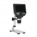 G1000 1000X 10MP HD 1808P Digital Microscope Camera with Aluminum Alloy Stand and 4.3" LCD Display