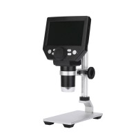 G1000 1000X 10MP HD 1808P Digital Microscope Camera with Aluminum Alloy Stand and 4.3" LCD Display