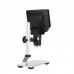 G1000 1000X 10MP HD 1808P Digital Microscope Camera with Aluminum Alloy Stand and 4.3" LCD Display