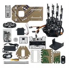 uHandbit Open Source Robotic Hand Unfinished 180° Swivel Base APP Control w/o Micro: bit Main Board