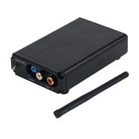 CSR8675 Bluetooth 5.0 Wireless Receiver ES9038Q2M Decoder APTXHD LDAC Headphone Amp w/ Case Antenna Black