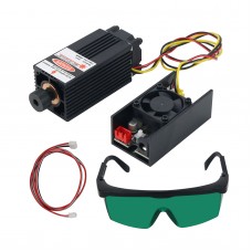 450nm 5.5W 5500mW High Power Laser Module Laser Head Kit For CNC Laser Cutting DIY Engraving Machine