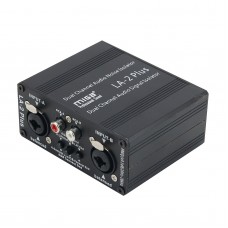 LA-2Plus Audio Noise Isolator Audio Signal Isolator Eliminate PC Audio Conference Mic Noise Hum
