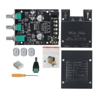 ZK-502MT Mini Power Amplifier 50Wx2 Stereo Bluetooth Amplifier Board Unassembled w/ Treble Bass
