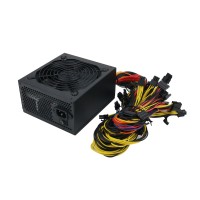 1800W Desktop Industrial PC Power Supply Server Mining Power Supply Support 6 Graphics Cards