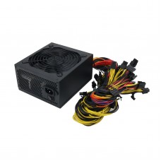 1800W Desktop Industrial PC Power Supply Server Mining Power Supply Support 6 Graphics Cards