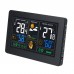 FanJu FJ3378 Wireless Weather Station Clock Color Screen For Indoor & Outdoor Temperature Humidity