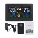 FanJu FJ3378 Wireless Weather Station Clock Color Screen For Indoor & Outdoor Temperature Humidity